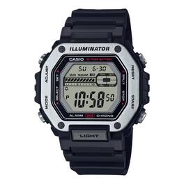 Casio - Men's Heavy-Duty Digital Sport Watch with Dial - MWD-110H-1AV - Black