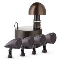 MartinLogan - Outdoor Living 4" Passive Outdoor Speaker System - Dark bronze - Front_Zoom