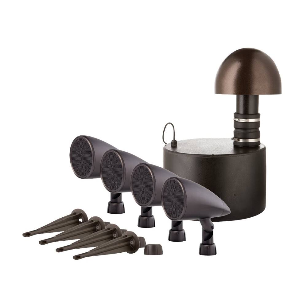 Alt View 12. MartinLogan - Outdoor Living 4" Passive Outdoor Speaker System - Dark bronze.