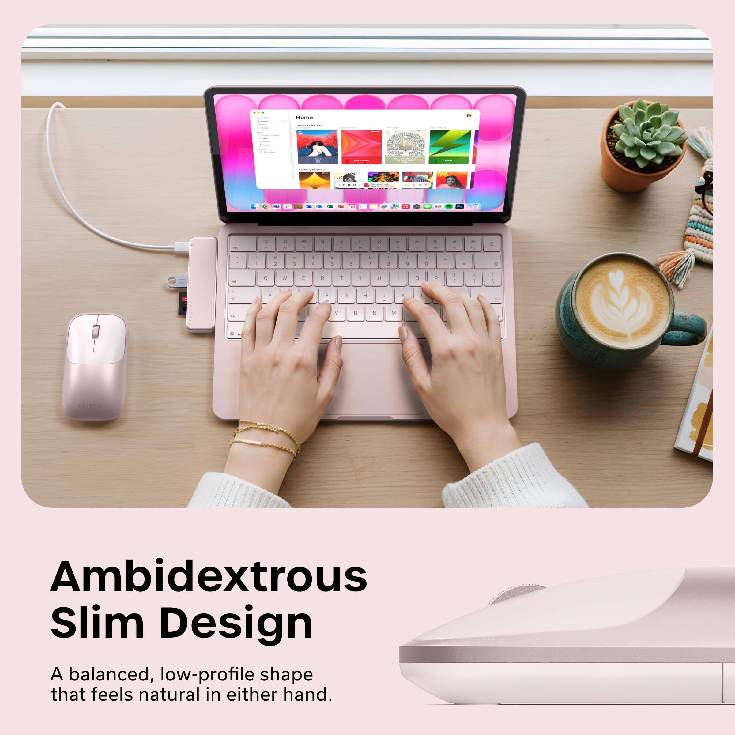 Ambidextrous Slim Design

A balanced, low-profile shape that feels natural in either hand.