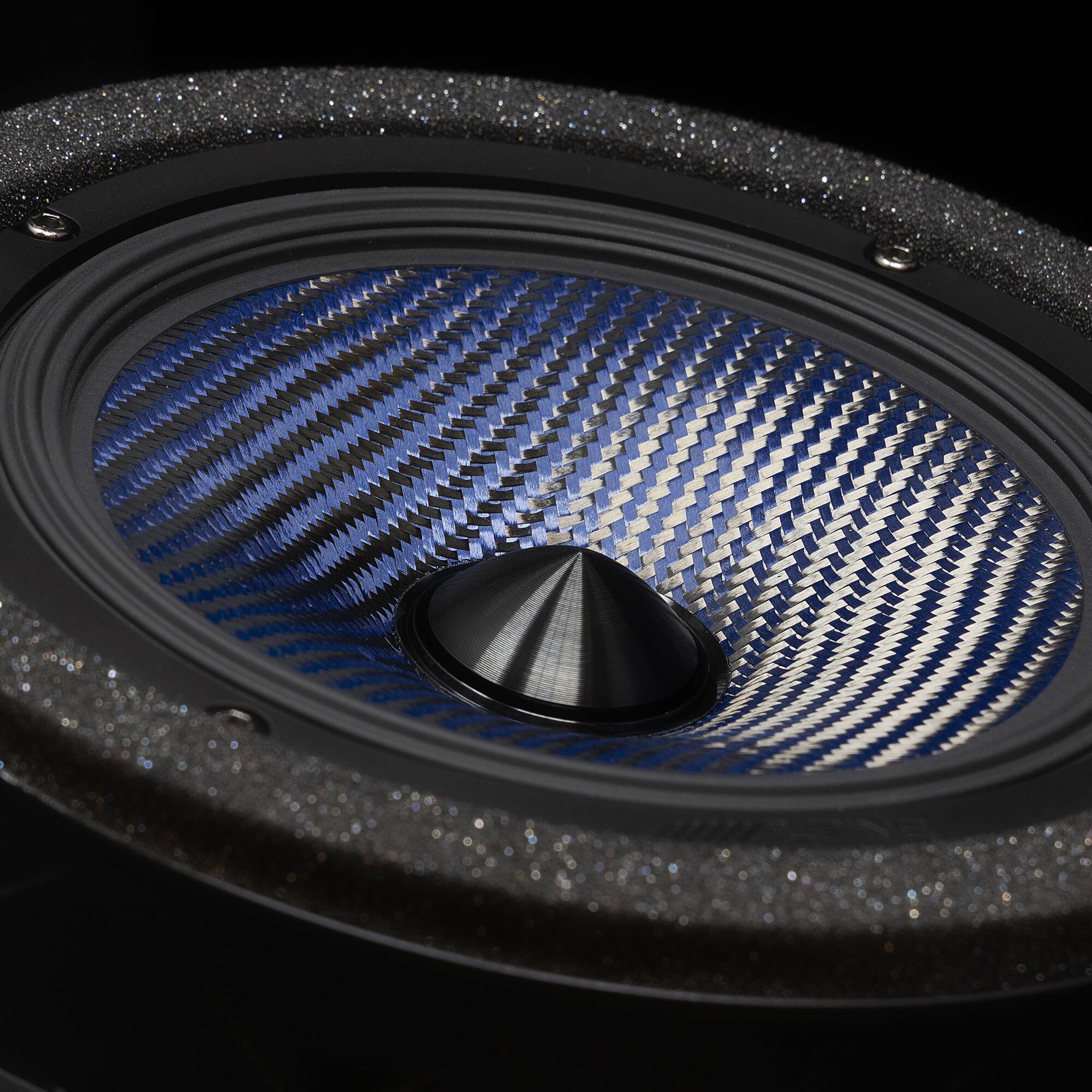 Alt View 3. Alpine - Alpine EV-65CF-T - 6.5" Component Front Door Speaker Set Compatible with 17-24 Model 3 & 20-24 Model Y - Black/Gray.