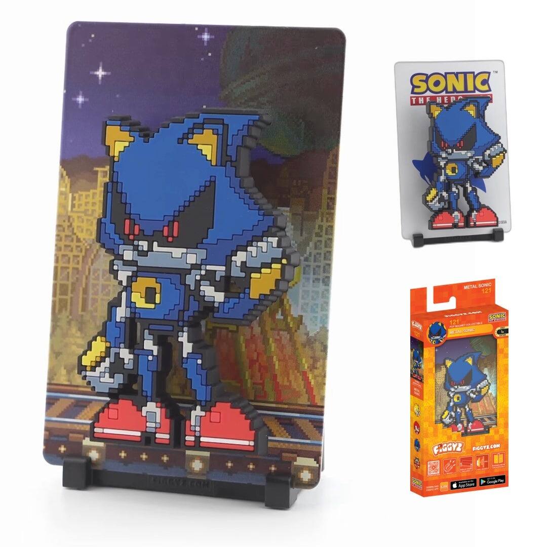 SONIC THE HEDGEHOG  
METAL SONIC 121  
L  
FIGGYZ.COM  
App Store  
Google Play  

SONIC THE HERO  
METAL SONIC 121  
FIGGYZ.COM