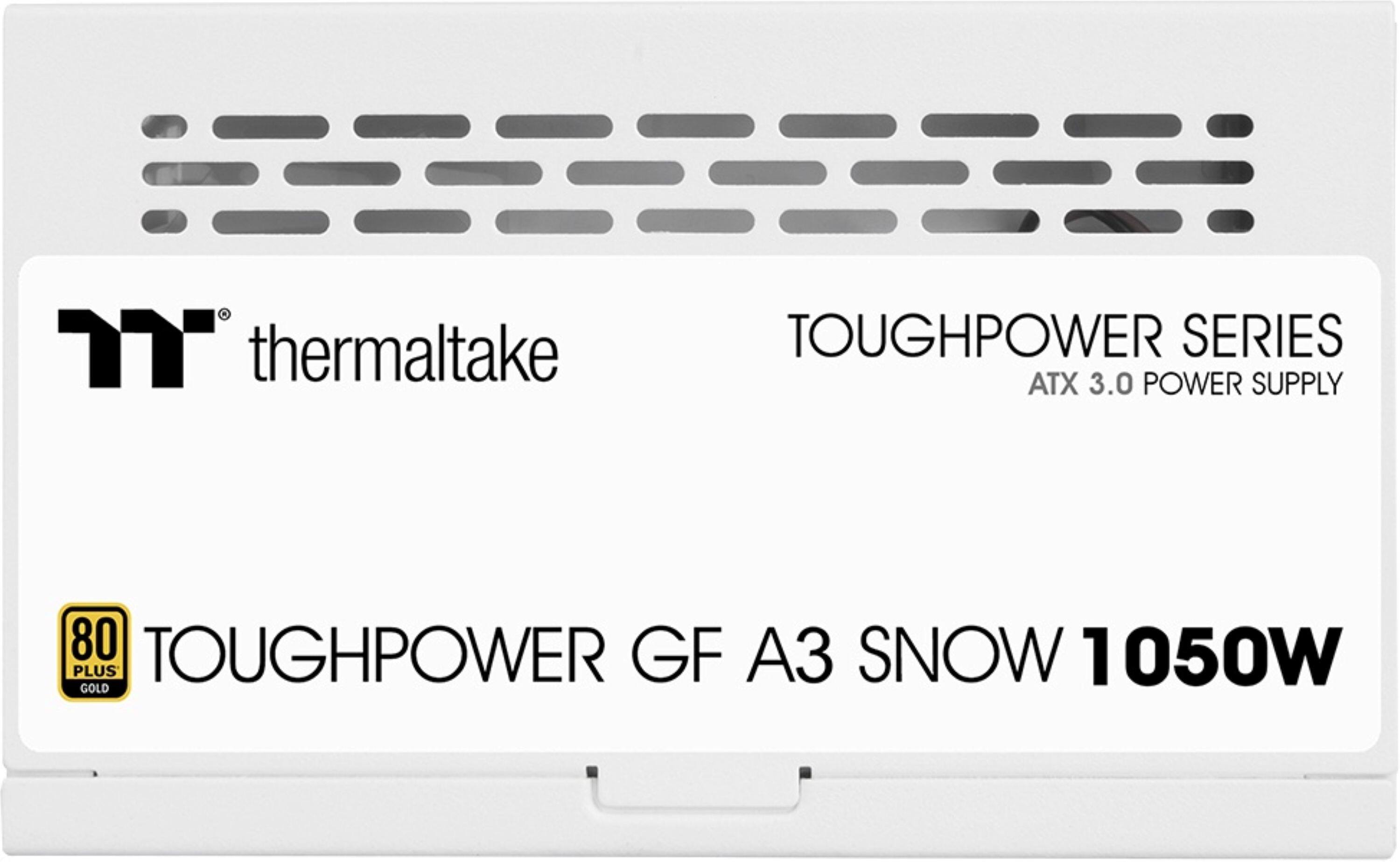 Thermaltake TOUGHPOWER SERIES ATX 3.0 POWER SUPPLY 80 TOUGHPOWER GF A3 SNOW 1050W PLUS GOLD
