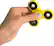 Left. Fidgetly - Fidget Spinner Toy Stress Reducer - Yellow/Black.