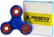 Angle Zoom. Fidgetly - Fidget Spinner Toy Stress Reducer - Blue/Red.