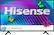 Front Zoom. Hisense - 55" Class (54.6" Diag.) - LED - 2160p - Smart - 4K Ultra HD TV.