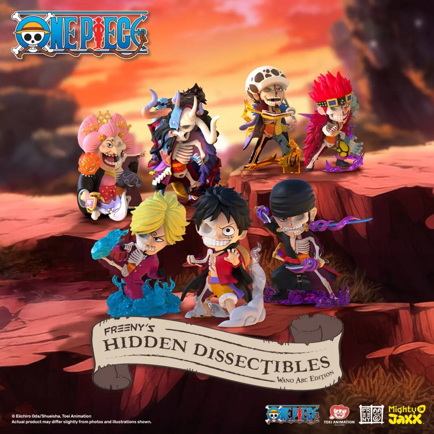 PopMarket Mighty Jaxx One Piece Freeny's Hidden Dissectibles Wano Arc ...