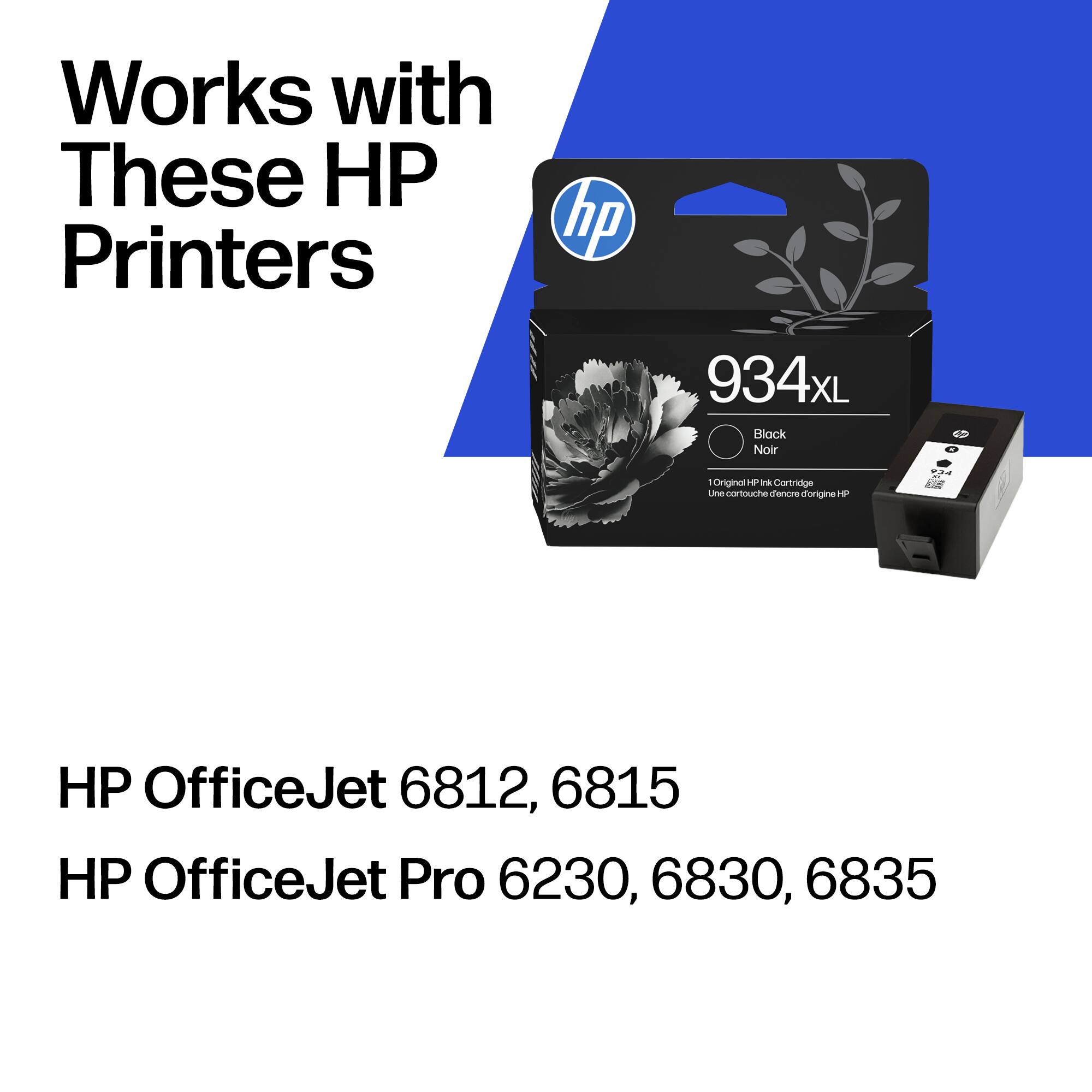 Works with These HP Printers

HP OfficeJet 6812, 6815  
HP OfficeJet Pro 6230, 6830, 6835