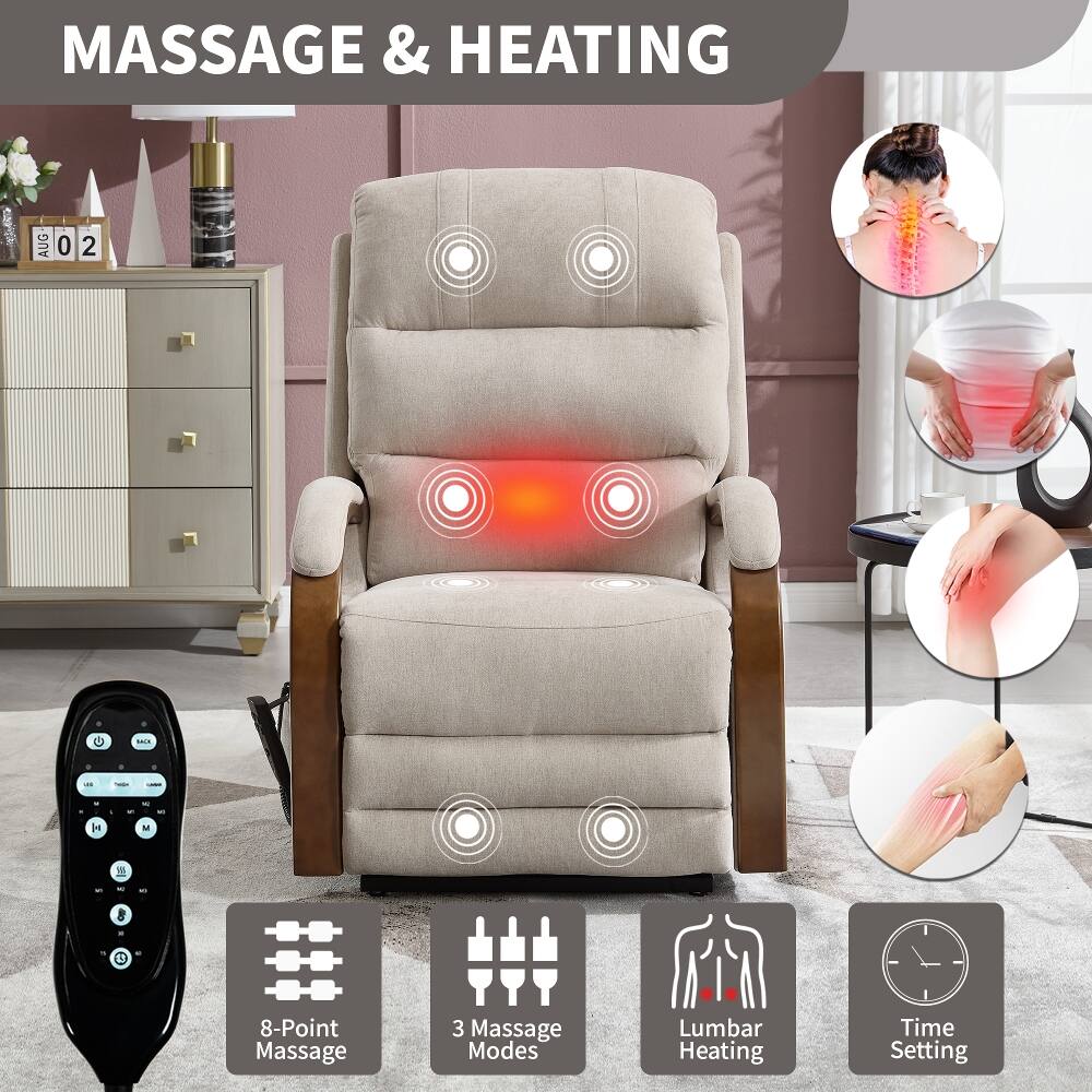 MASSAGE & HEATING

AUG 02

BACK

WT H M N x

8-Point Massage
3 Massage Modes
Lumbar Heating
Time Setting