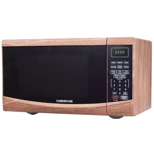 Best Buy: Farberware Classic 0.9 Cu. Ft. Compact Microwave Wood FMO09BBTWDA