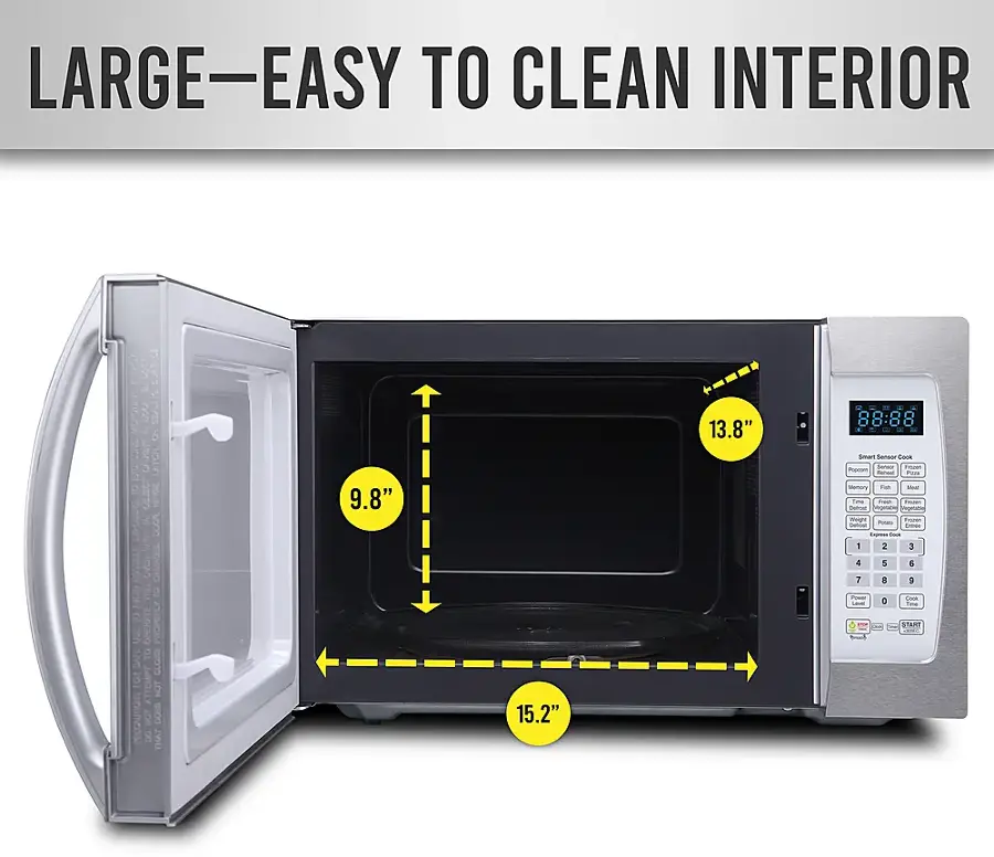 Alt View 13. Farberware - Professional 1.3 Cu. Ft. Countertop Microwave with Sensor Cooking.
