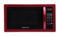 Front Zoom. Farberware - Classic 1.1 Cu. Ft. Countertop Microwave Oven - Metallic red.