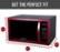 Alt View Zoom 1. Farberware - Classic 1.1 Cu. Ft. Countertop Microwave Oven - Metallic red.