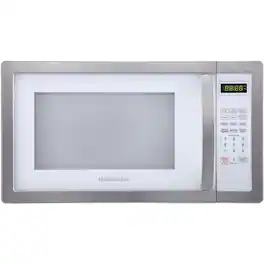 Farberware - Classic 1.1 Cu. Ft. Countertop Microwave Oven - Platinum White