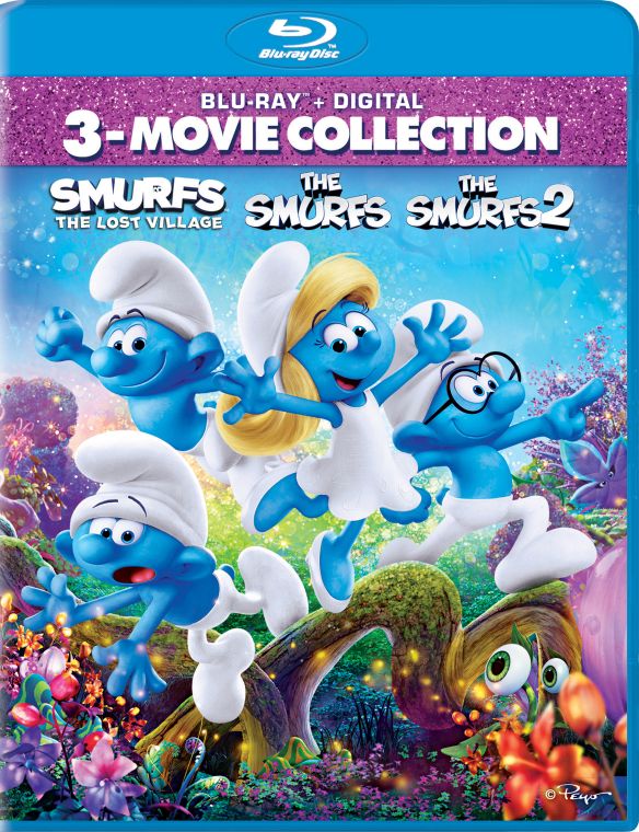  The Smurfs/The Smurfs 2/Smurfs: The Lost Village [Blu-ray]
