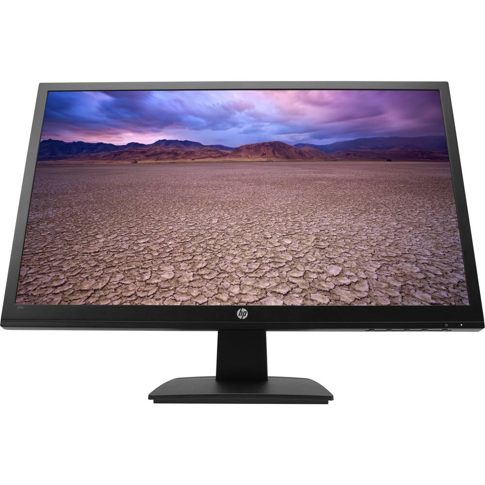 Front. HP - 27o 27" LED FHD Monitor - Black.