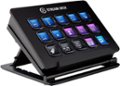 Angle Zoom. Elgato - 10GAA9901 Full-size Wired Mechanical USB Keypad with Stream Deck - Black.