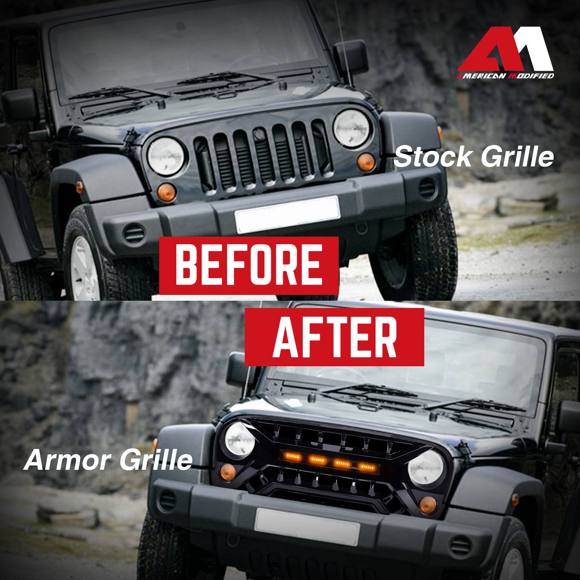 American Modified  
Stock Grille  
BEFORE  
AFTER  
Armor Grille