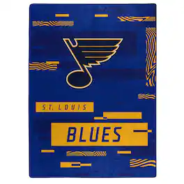 Northwest - St. Louis Blues 50" x 60" Digitize Raschel Throw Blanket - Blue