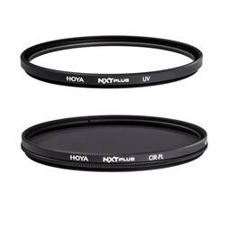 NXT Plus 77mm 10-Layer HMC Multi-Coated UV Lens Filter, Low-Profile Aluminum Frame - With Hoya NXT Plus 77mm