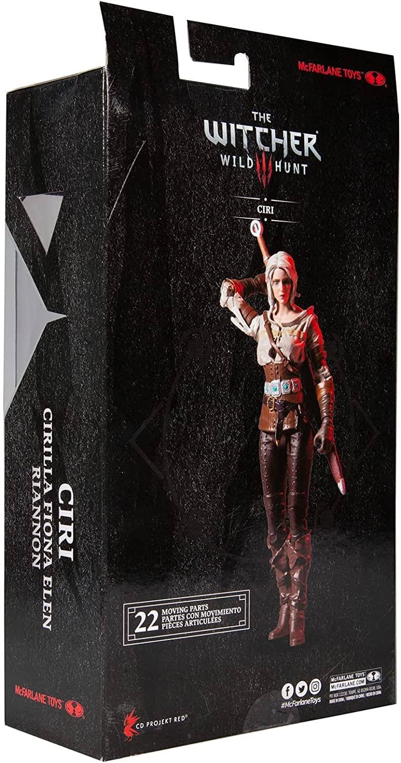 McFarlane Toys 1  
The Witcher Wild Hunt  
Ciri  
Cirilla Riaannon Fiona Elen  

Moving Parts  
22 Pieces Articulated  

McFarlane Toys 1  
CD Projekt Red  

#McFarlaneToys