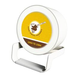 Keyscaper - San Diego Padres Cooperstown Team Logo Night Light Charger with Bluetooth Speaker - Multicolor