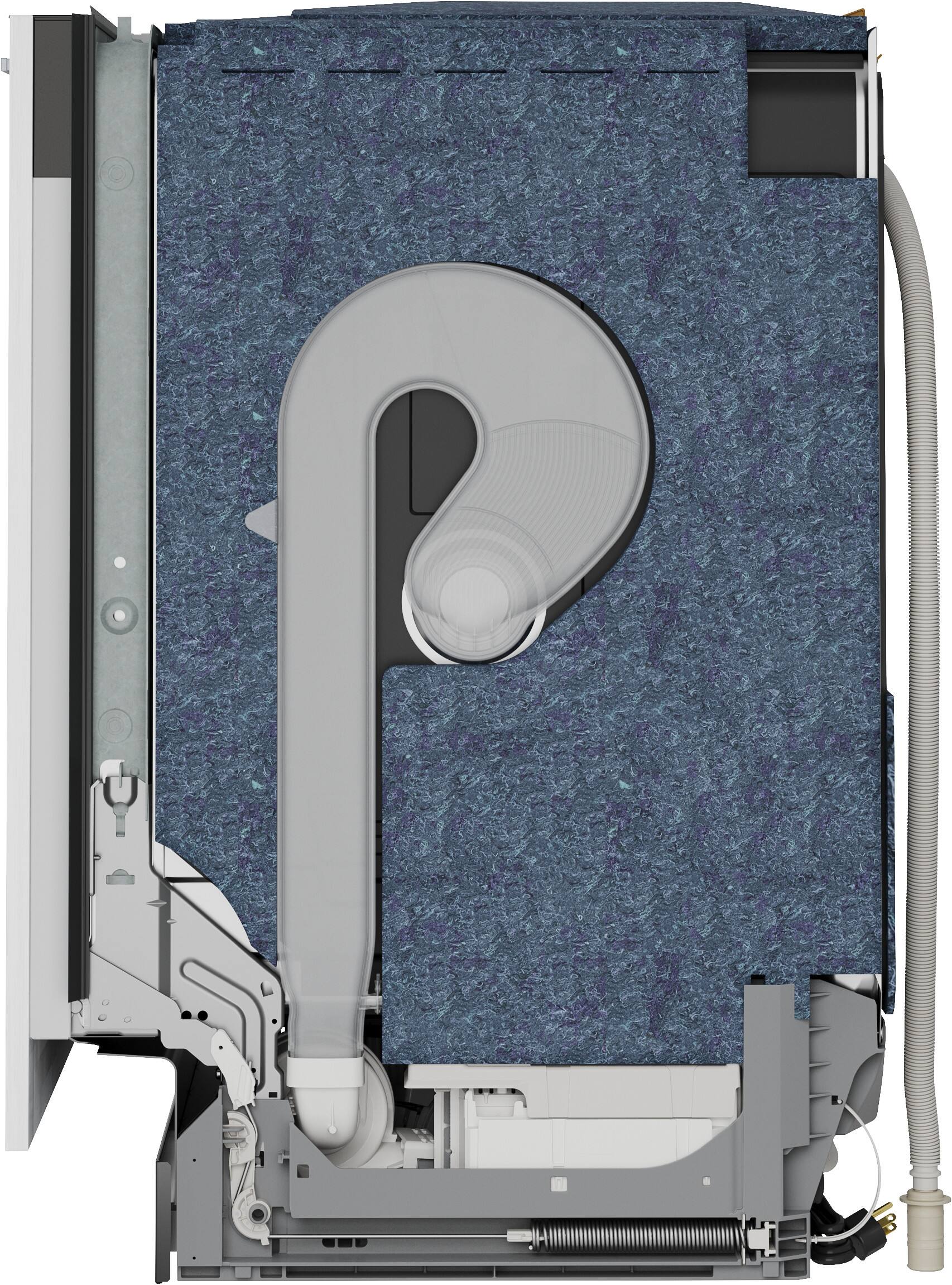 Left. Bosch - 800 Series Top Control Smart Built-In Stainless Steel Tub Dishwasher with 3rd Rack, 42 dBA - Stainless Steel.