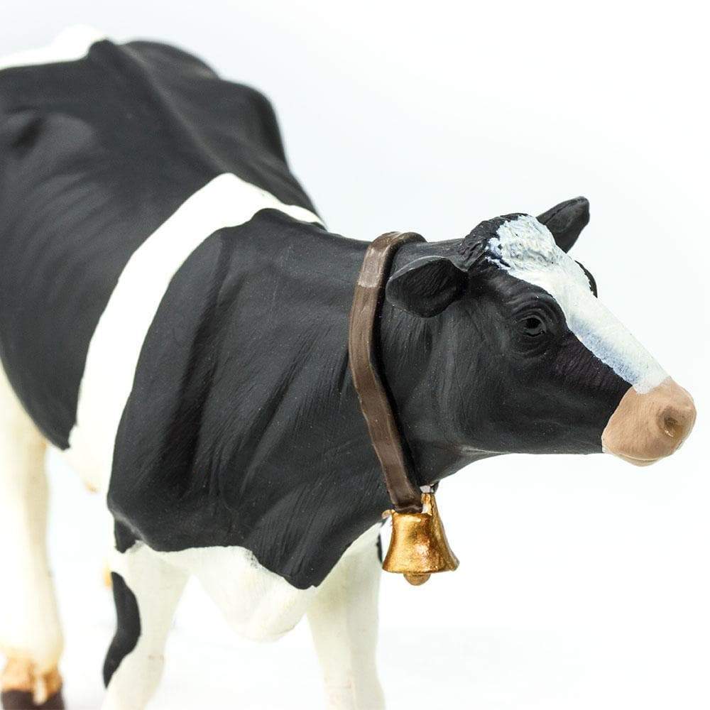 Back. Safari Ltd. - Holstein Cow Toy Figurine.