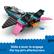 Slide a lever to engage the toy jet's afterburners