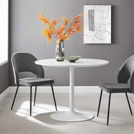 Amuse 40" Dining Table by Modway - White White