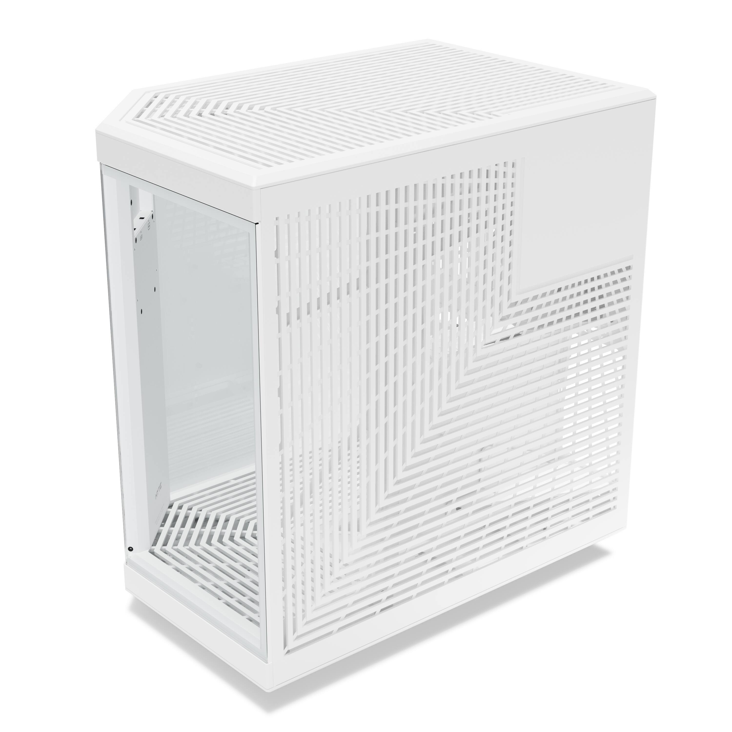 Alt View 14. HYTE - HYTE Y70 touch infinite Dual Chamber ATX Mid Tower Modern Aesthetic Case With Integrated 2.5K IPS Touchscreen - Snow White.