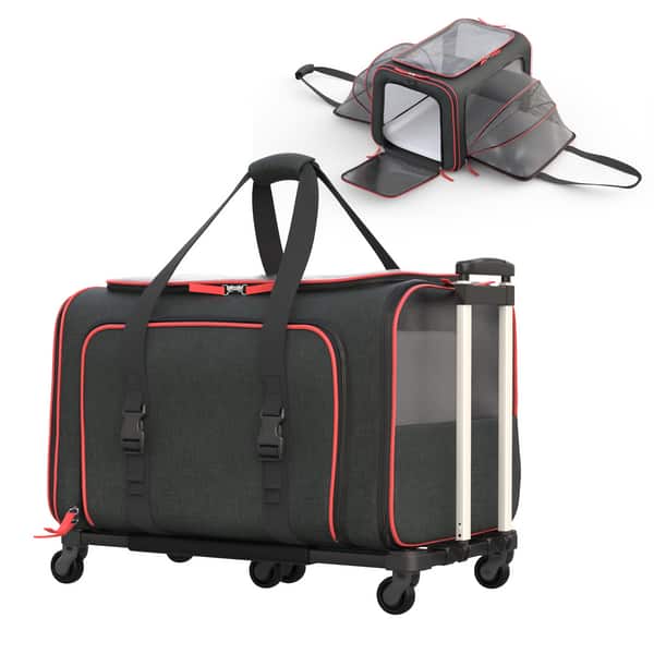 Katziela - Rolling Rover Airline Compliant Expandable Wheeled Pet Carrier price history on PriceWatchPro
