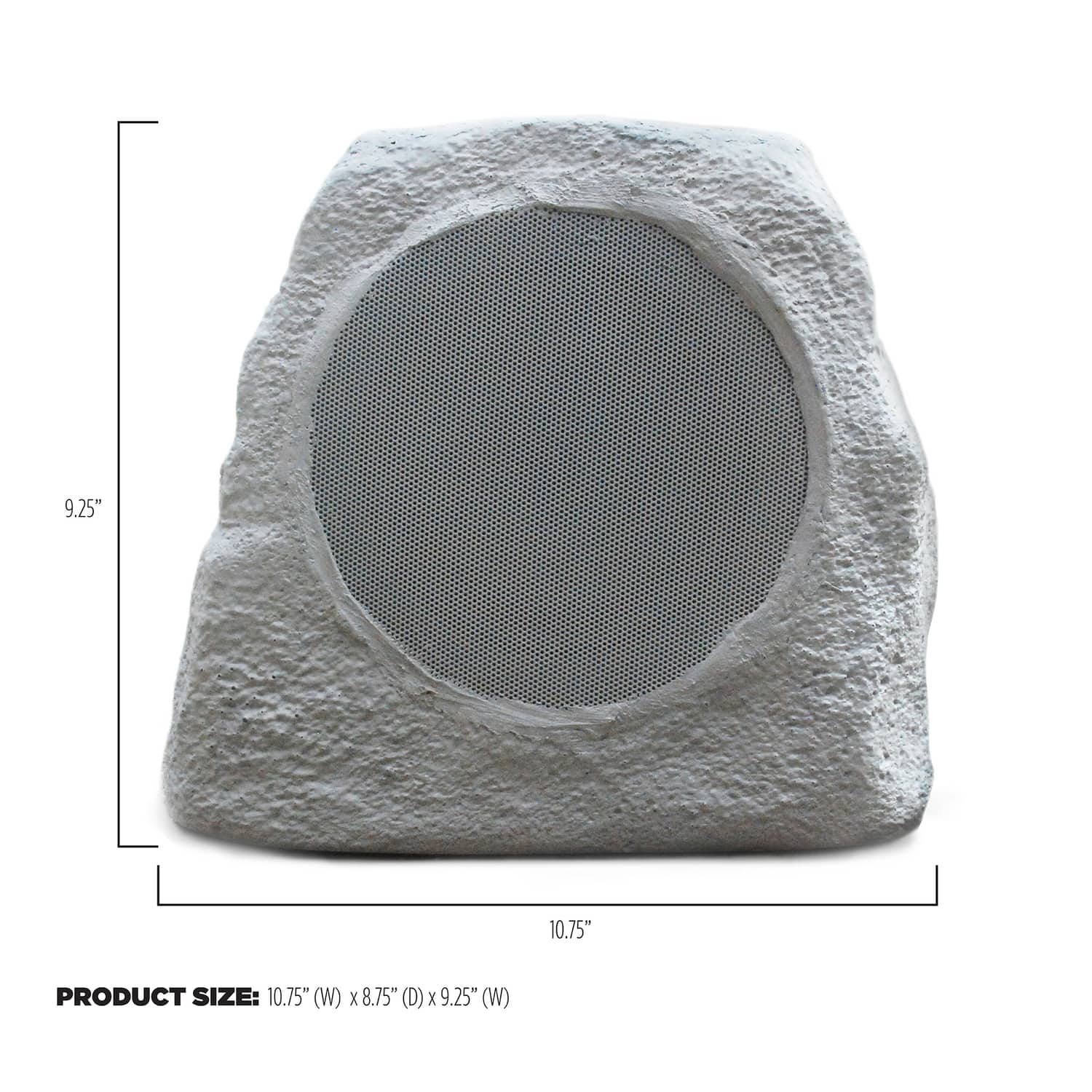 ION Audio ION GLOW STONE LINK BT SOLAR ROCK SPEAKER Gray - Best Buy