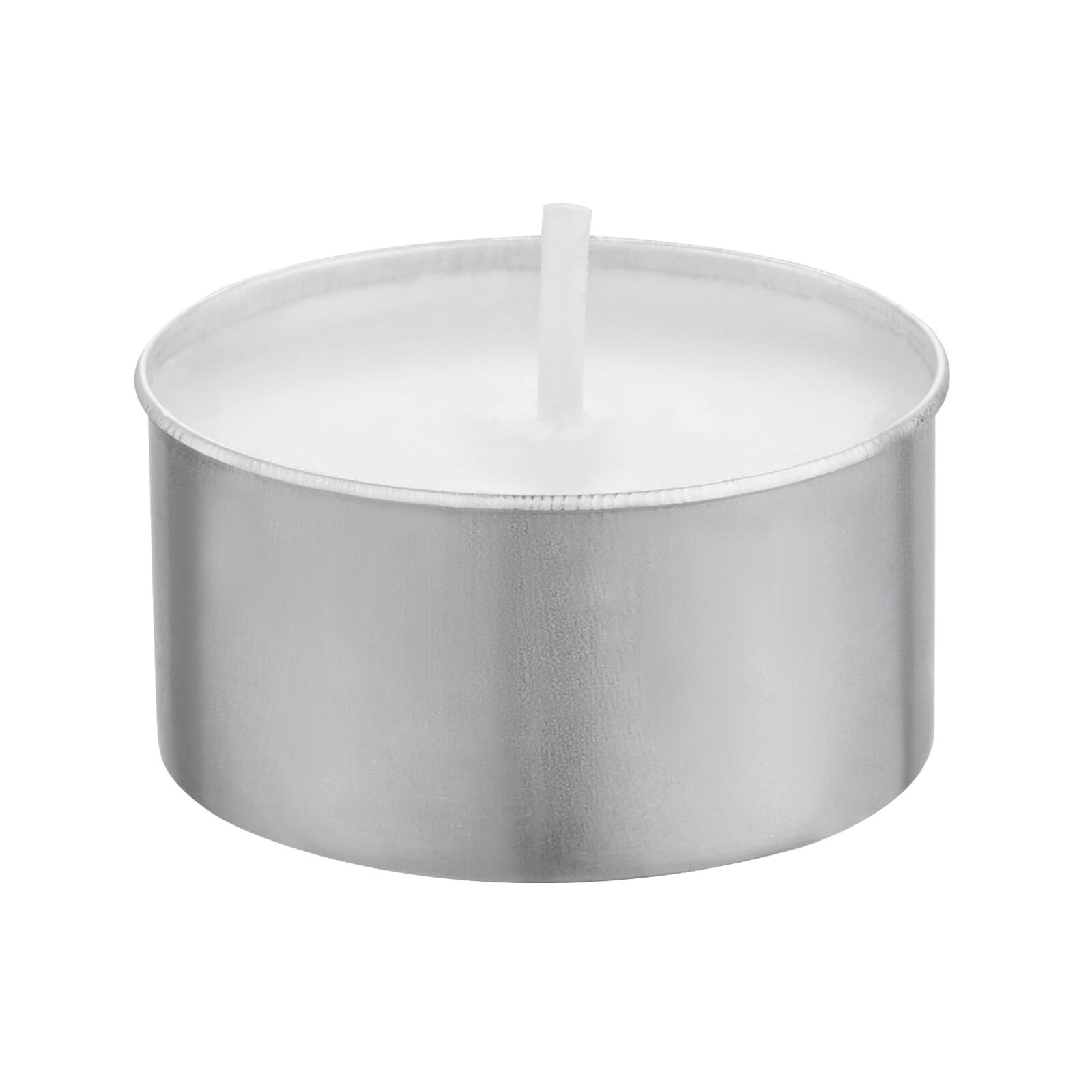 Alt View 5. VEVOR - 200 Pack Unscented Tea Lights Candles 6.5 Hours Long Burning Smokeless Tealight Candles, Dripless with Aluminum Cups - White.