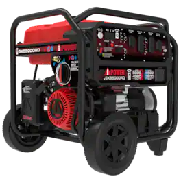 A-iPower - GXS5000RD 5000W Portable Dual Fuel Generator Remote Start CO Sensor Heavy Duty RV Ready Backup Power