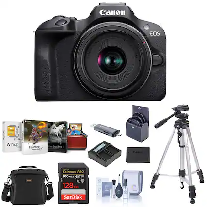 Canon RF-S18-45mm LENS F4.5-6.3 IS CANON STM
EOS
49mm
WINIME Palater WinZip Mac
CODEL Painter 7 essentials
AfterShot Pro 3
Canon
PLACE
SanDisk Extreme PRO 200MB/S V30 I 10 128 GB
PROTEIN
ROOFIC
SanDisk