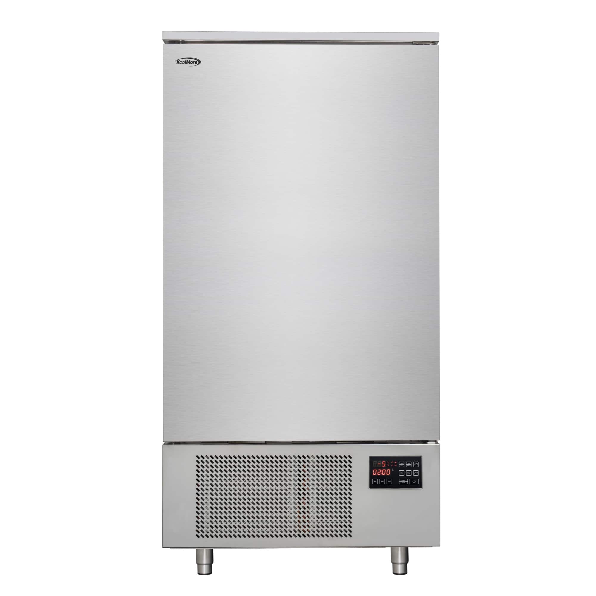 Koolmore - 31 in. 10-Pan Commercial Reach-In Blast Chiller 88 lbs Rapid Chill / 77 lbs. Rapid Freeze with ETL - Brushed Stainless-steel