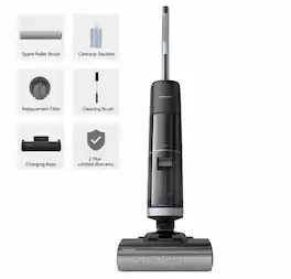 Dreame - Cordless Wet Dry Vacuum Cleaner and Mop, 180° Lay-Flat Design, Smart Self-Cleaning, Hot Water Brush Wash, Fast Drying