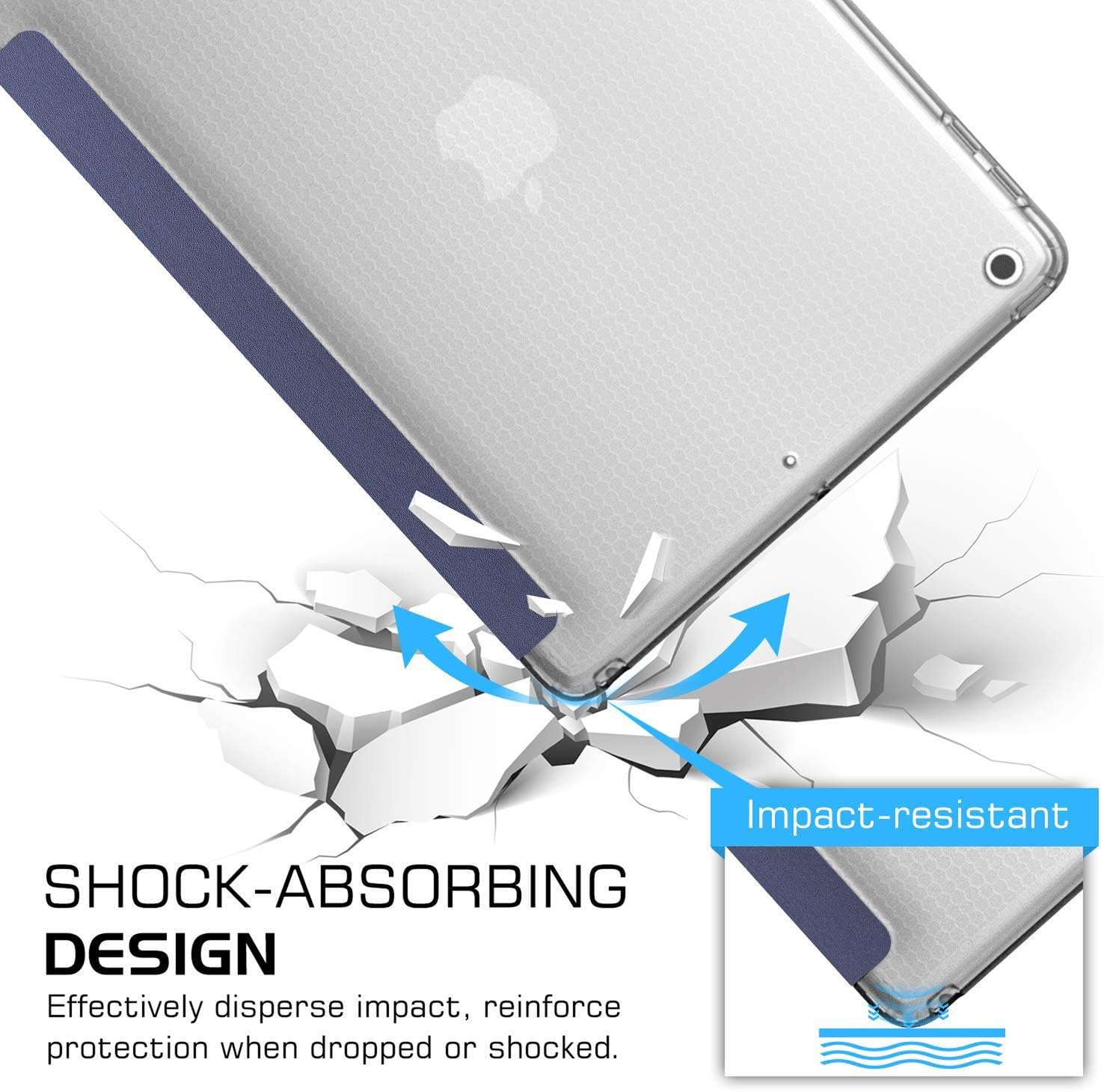 Impact-resistant SHOCK-ABSORBING DESIGN  
Effectively disperse impact, reinforce protection when dropped or shocked.
