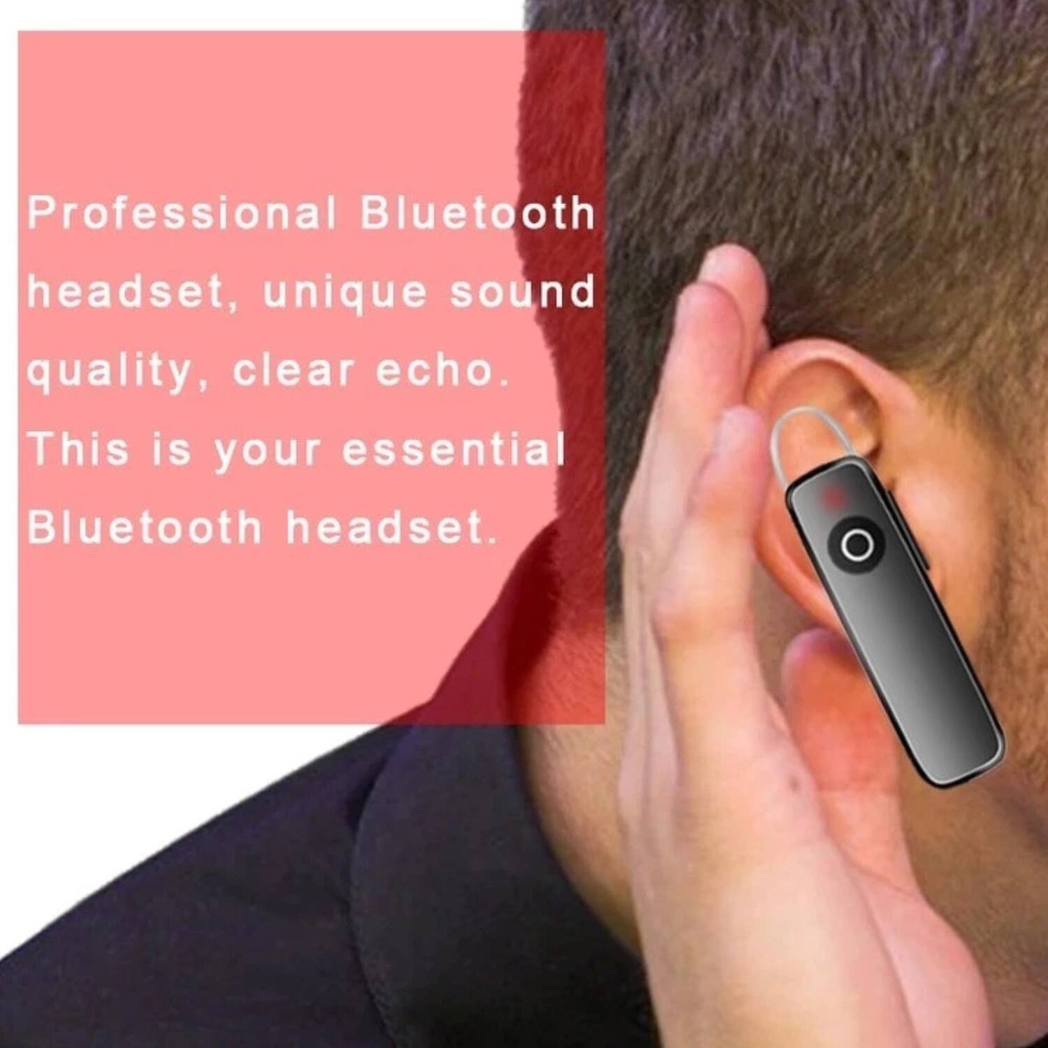 Professional Bluetooth headset, unique sound quality, clear echo. This is your essential Bluetooth headset.