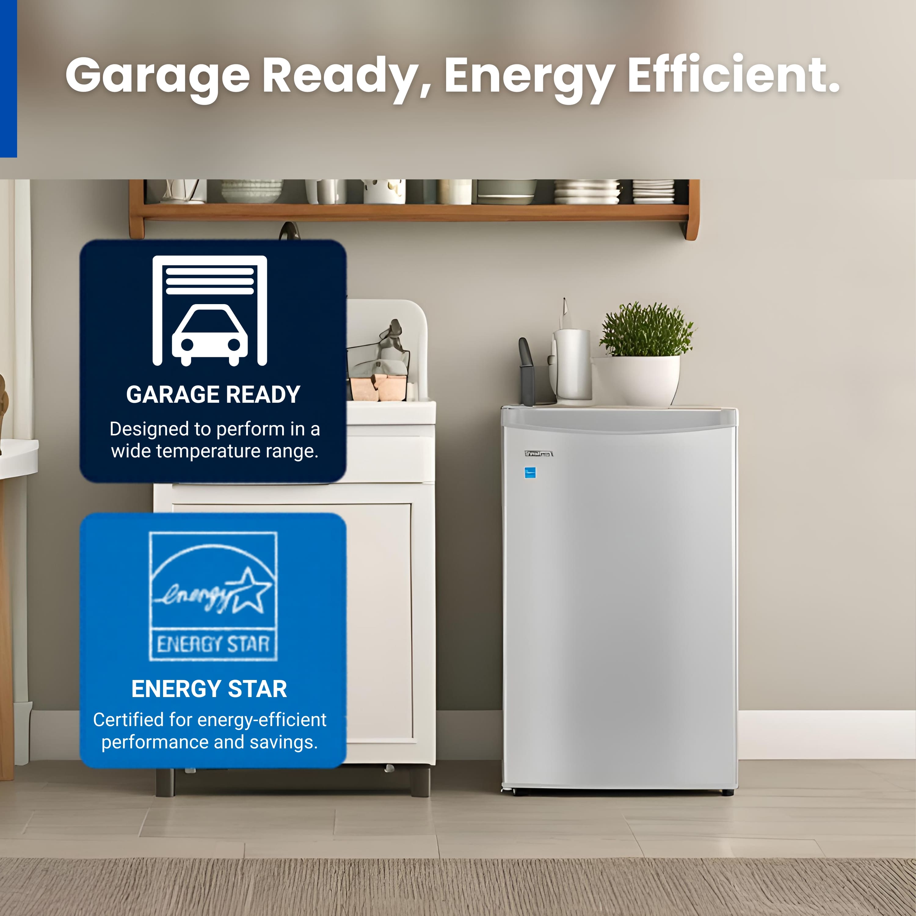 Conserv 3.1 cu. ft. Garage Ready Compact Upright Freezer