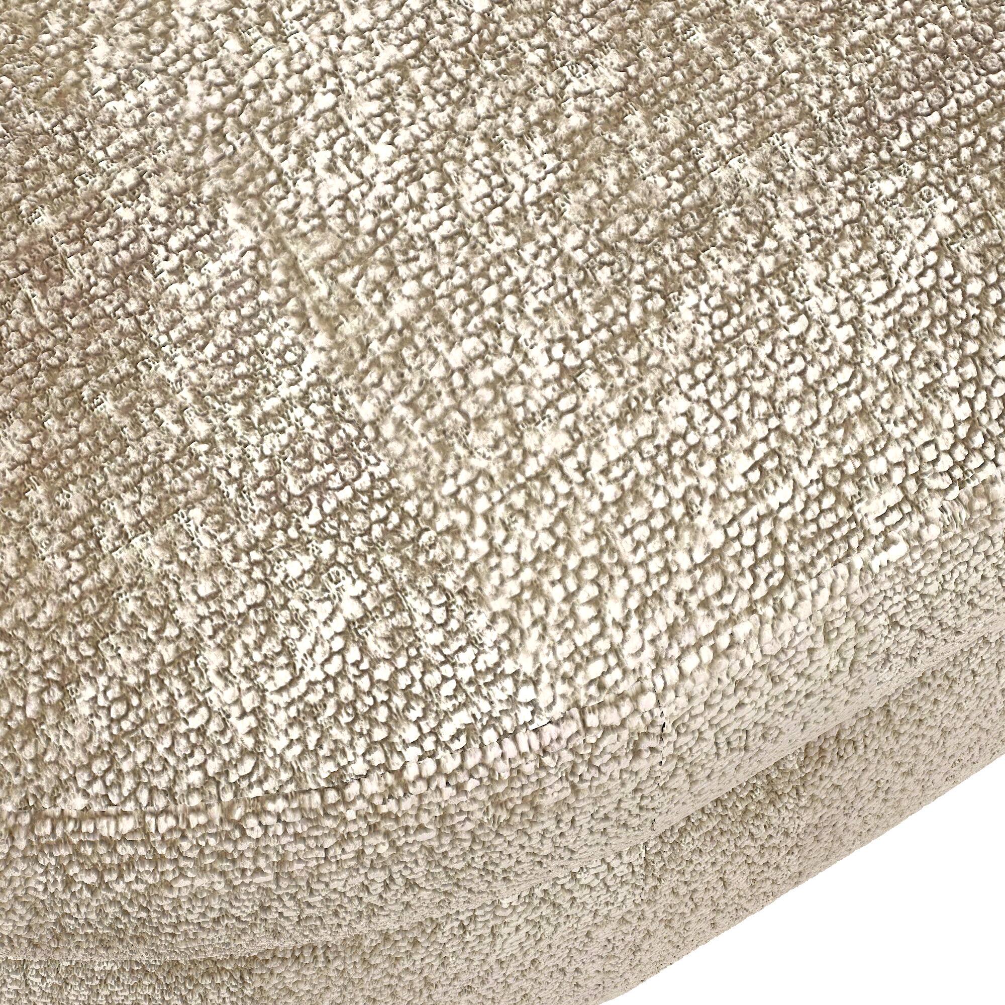 Alt View 3. GOODSILO - Elegant Fabric Storage Ottoman Bench with Wooden Legs for Living Room or Bedroom Footrest and Seating - Brown.