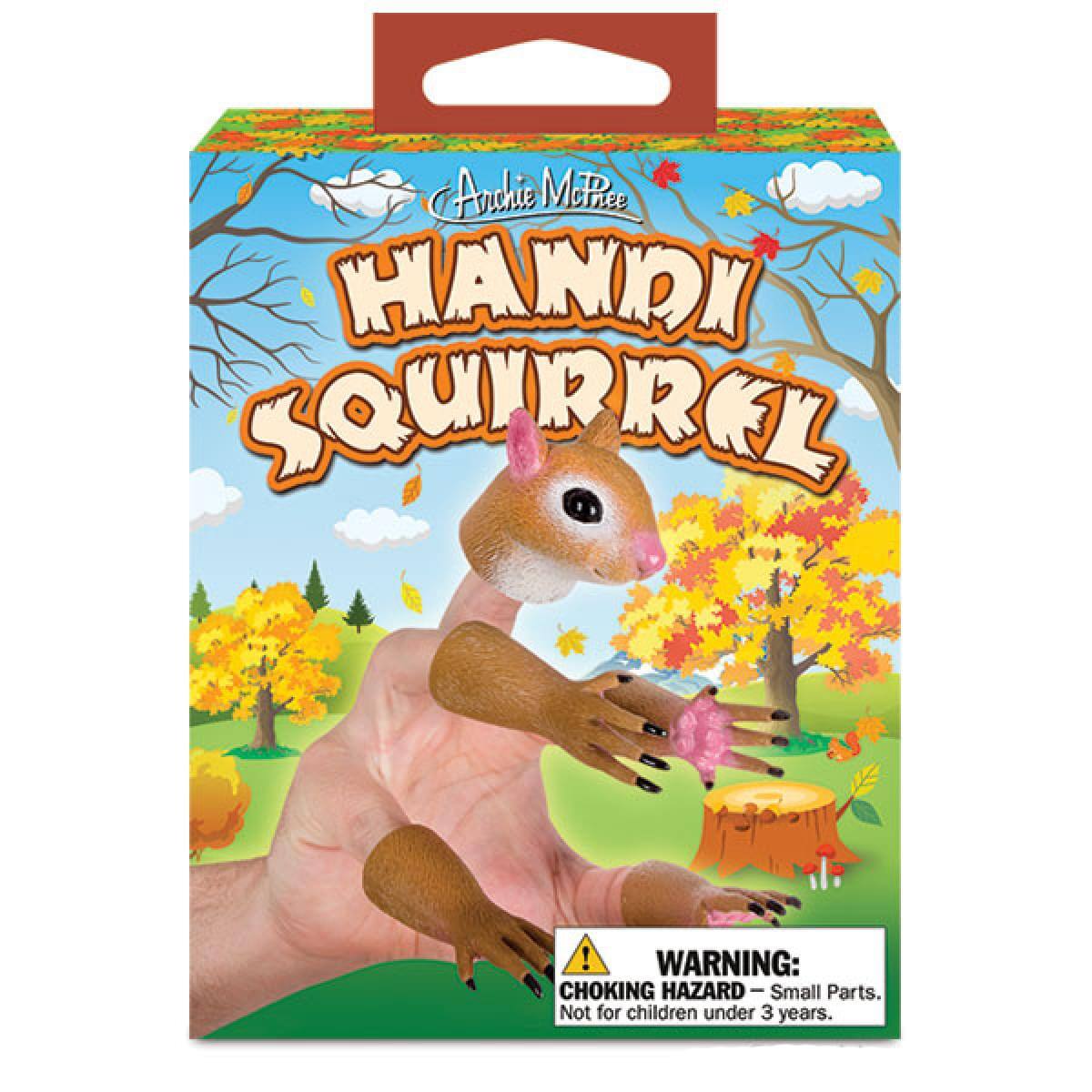 Archie McPhee HANDI SQUIRREL! WARNING: CHOKING HAZARD - Small Parts. Not for children under 3 years.