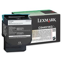 Lexmark - C544X1KG 6000 Page-Yield Return Program Extra High-Yield Toner - Black