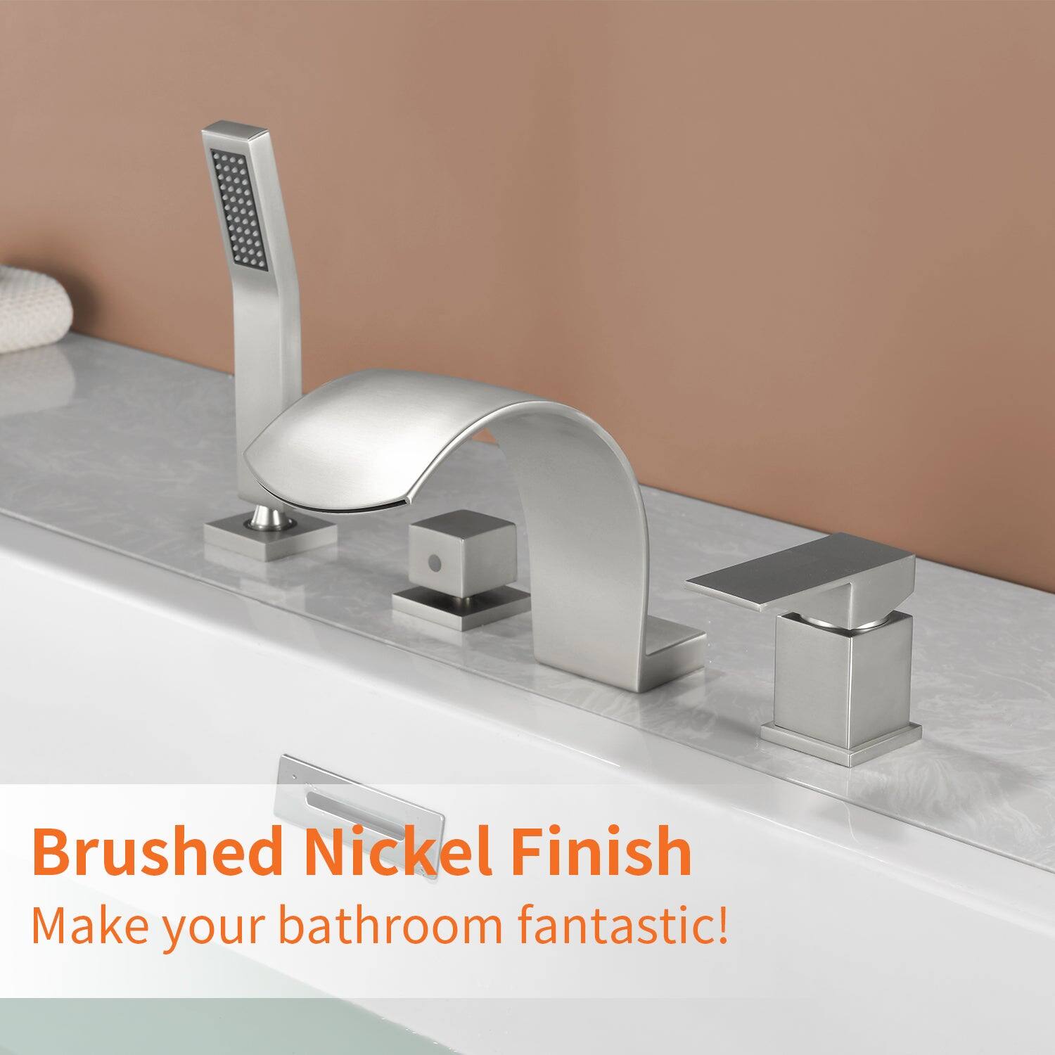 Brushed Nickel Finish  
Make your bathroom fantastic!
