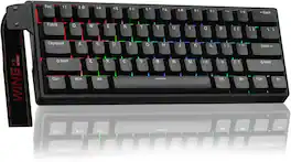 AULA - WIN60 HE 60-Key Wired Hall Effect Magnetic Gaming Keyboard, RGB, Fast Response, Compact Design, Rapid Response - Black