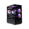 Front. MXZ - MXZ High Performance Gaming PC,AMD Ryzen 5 7500F, RTX5060,16GB DDR5 6000Mhz,1TB NVME,Windows 11 Pro Ready to Use - Black.