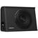 Alt View 11. AudioControl - Space Series 10” Single-Voice-Coil 2-Ohm Loaded Sealed Subwoofer Enclosure - Black.