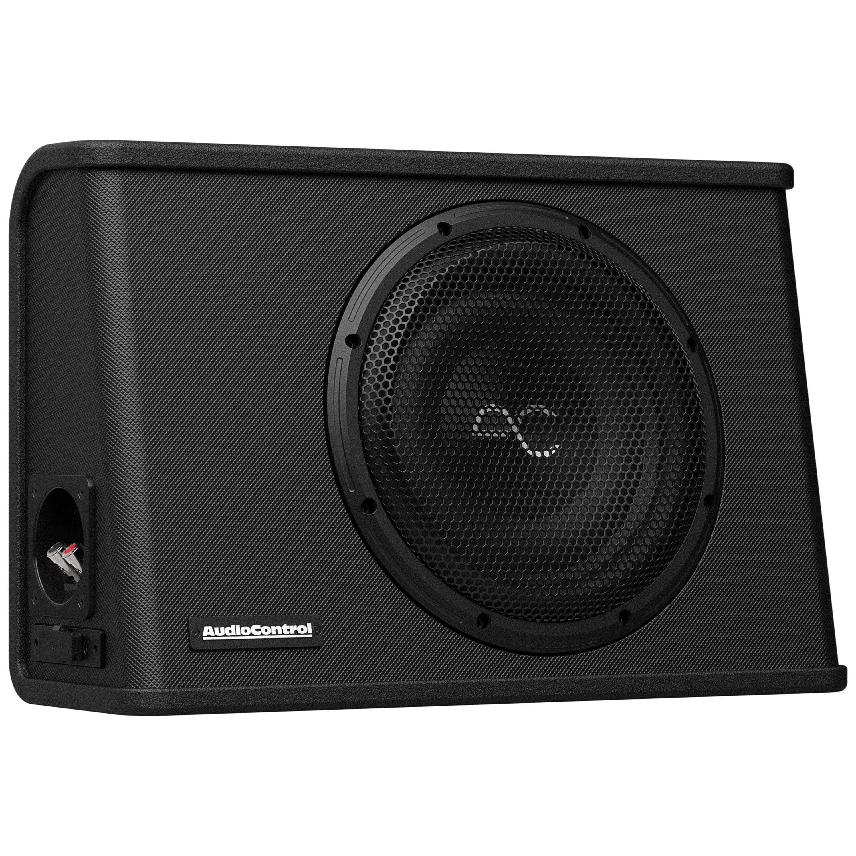 Alt View 11. AudioControl - Space Series 10” Single-Voice-Coil 2-Ohm Loaded Sealed Subwoofer Enclosure - Black.