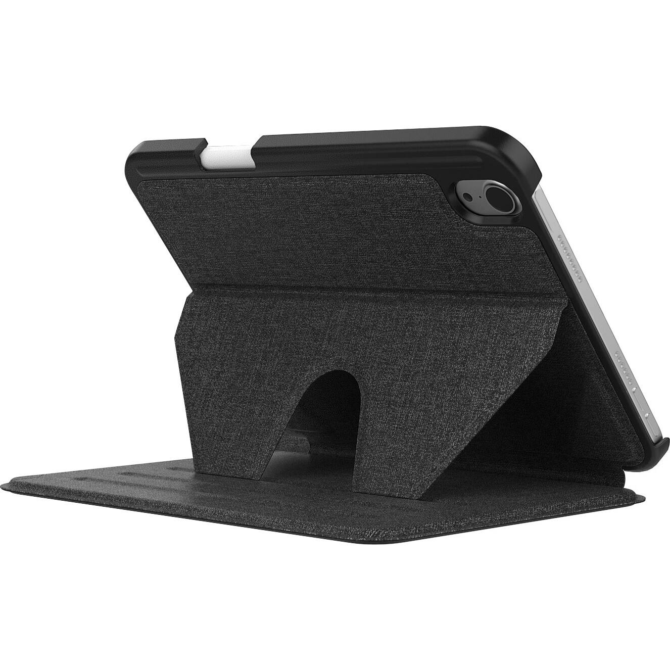 Left. SaharaCase - Multi-Angle Case for Apple iPad mini (A17 Pro) and Apple iPad mini (6th Generation 2021) - Black.